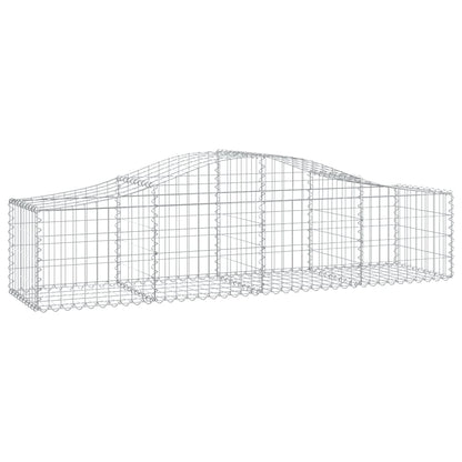 Cesti Gabbioni ad Arco 50 pz 200x50x40/60 cm Ferro Zincato