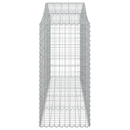 Cesti Gabbioni ad Arco 10 pz 200x50x100/120 cm Ferro Zincato