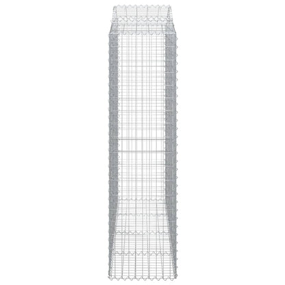 Cesti Gabbioni ad Arco 3 pz 200x50x180/200 cm Ferro Zincato