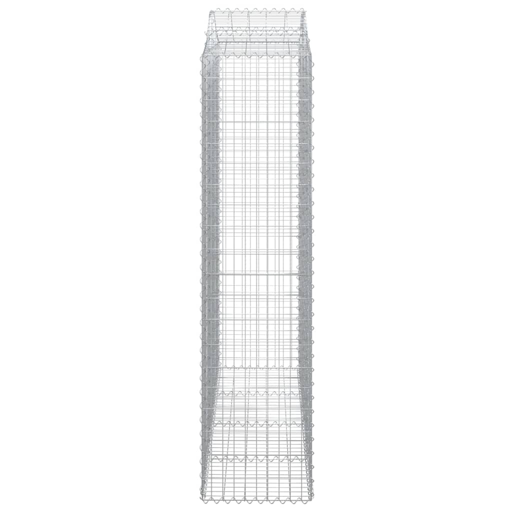 Cesti Gabbioni ad Arco 14 pz 200x50x200/220 cm Ferro Zincato