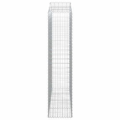 Cesti Gabbioni ad Arco 7 pz 200x50x220/240 cm Ferro Zincato