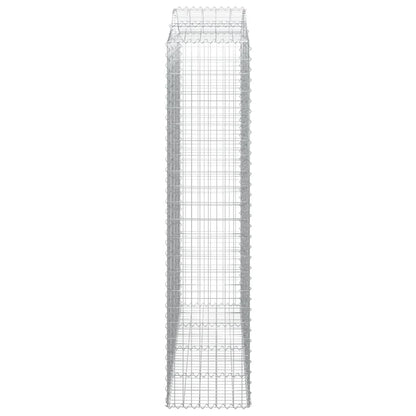 Cesti Gabbioni ad Arco 30 pz 200x50x220/240 cm Ferro Zincato