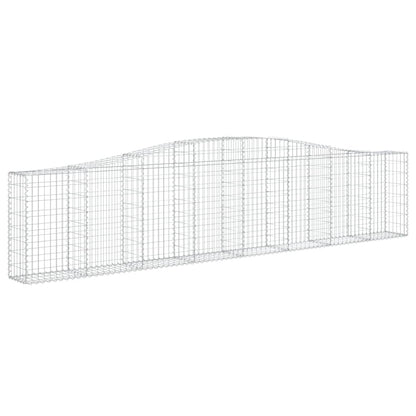 Cesti Gabbioni ad Arco 20 pz 400x30x80/100 cm Ferro Zincato
