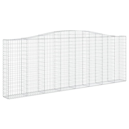 Cesti Gabbioni ad Arco 6 pz 400x30x140/160 cm Ferro Zincato