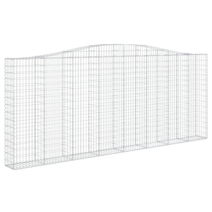 Cesti Gabbioni ad Arco 15 pz 400x30x160/180 cm Ferro Zincato