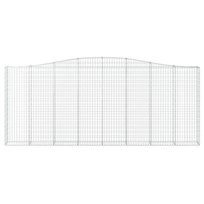 Cesti Gabbioni ad Arco 15 pz 400x30x160/180 cm Ferro Zincato