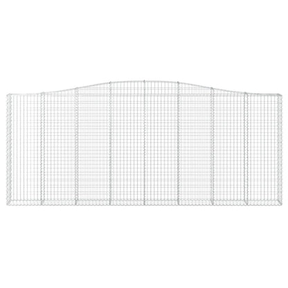 Cesti Gabbioni ad Arco 20 pz 400x30x160/180 cm Ferro Zincato