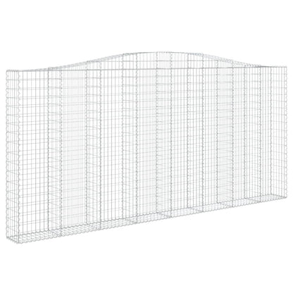 Cesti Gabbioni ad Arco 20 pz 400x30x180/200 cm Ferro Zincato