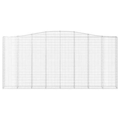 Cesti Gabbioni ad Arco 20 pz 400x30x180/200 cm Ferro Zincato