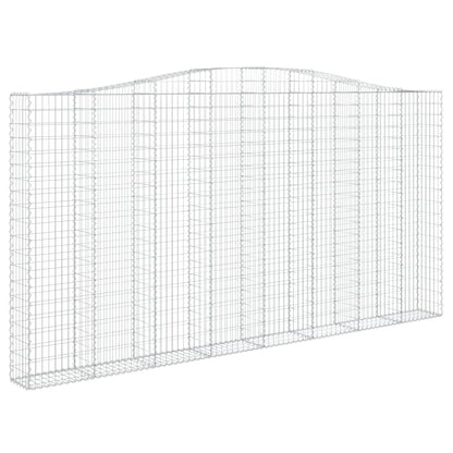 Cesti Gabbioni ad Arco 3 pz 400x30x200/220 cm Ferro Zincato