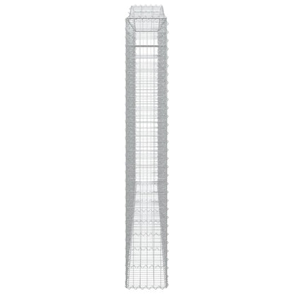 Cesti Gabbioni ad Arco 3 pz 400x30x200/220 cm Ferro Zincato