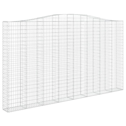 Cesti Gabbioni ad Arco 5 pz 400x30x220/240 cm Ferro Zincato