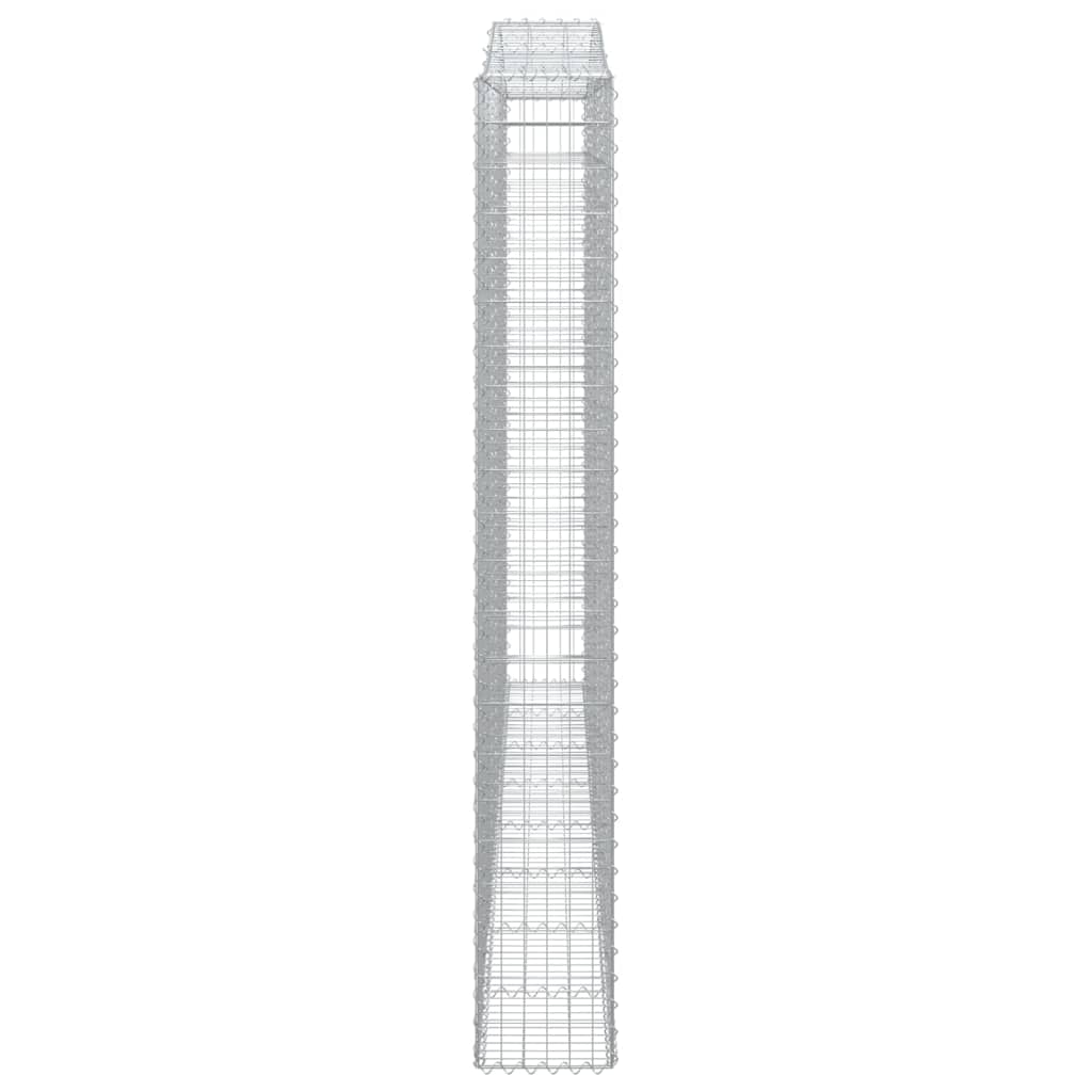 Cesti Gabbioni ad Arco 5 pz 400x30x220/240 cm Ferro Zincato