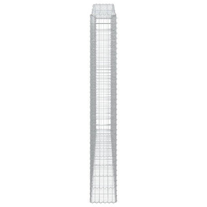 Cesti Gabbioni ad Arco 5 pz 400x30x220/240 cm Ferro Zincato