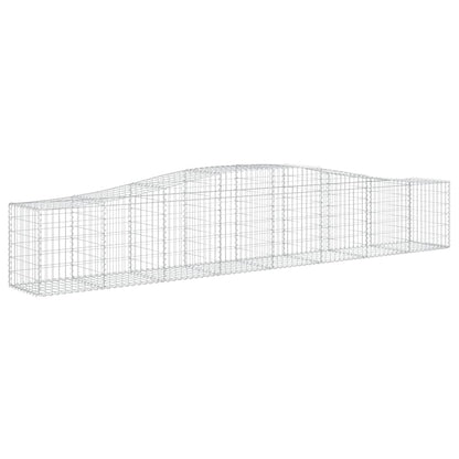 Cesti Gabbioni ad Arco 20 pz 400x50x60/80 cm Ferro Zincato