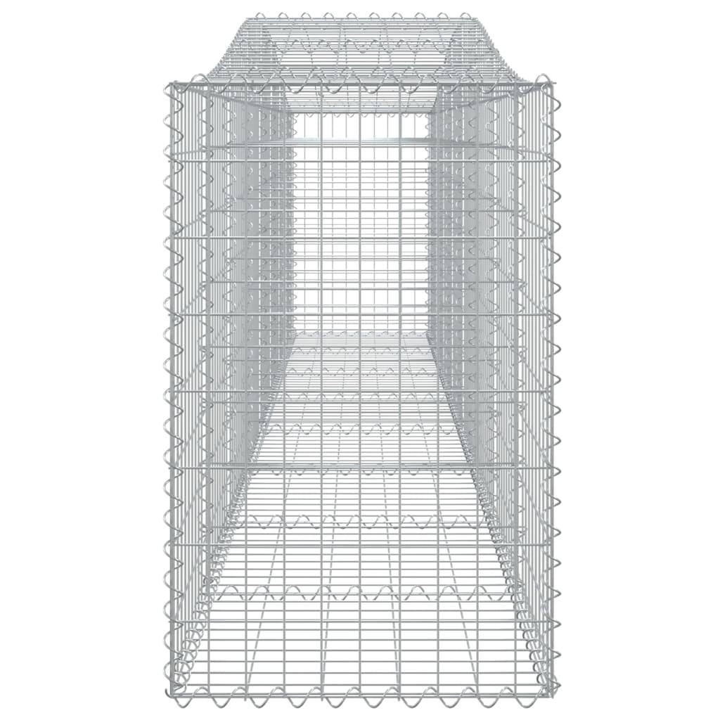 Cesti Gabbioni ad Arco 5 pz 400x50x80/100 cm Ferro Zincato