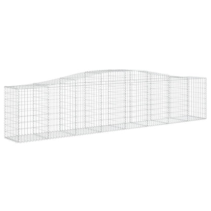 Cesti Gabbioni ad Arco 25 pz 400x50x80/100 cm Ferro Zincato