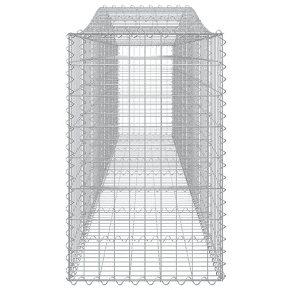 Cesti Gabbioni ad Arco 25 pz 400x50x80/100 cm Ferro Zincato
