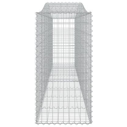 Cesti Gabbioni ad Arco 3 pz 400x50x100/120 cm Ferro Zincato