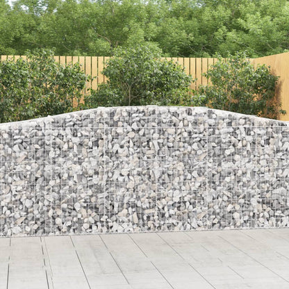Cesti Gabbioni ad Arco 3 pz 400x50x100/120 cm Ferro Zincato