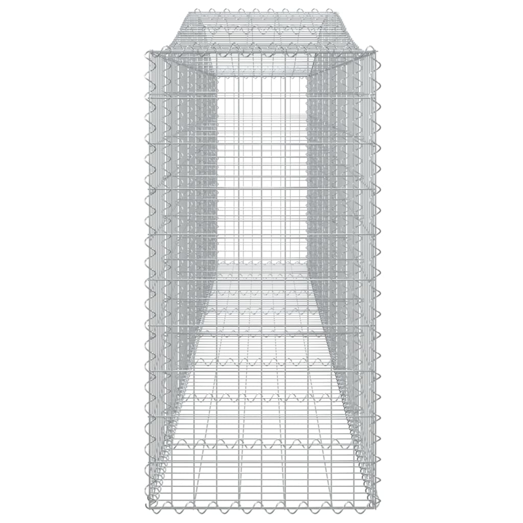Cesti Gabbioni ad Arco 7 pz 400x50x100/120 cm Ferro Zincato