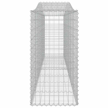 Cesti Gabbioni ad Arco 9 pz 400x50x100/120 cm Ferro Zincato