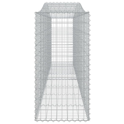 Cesti Gabbioni ad Arco 10 pz 400x50x100/120 cm Ferro Zincato