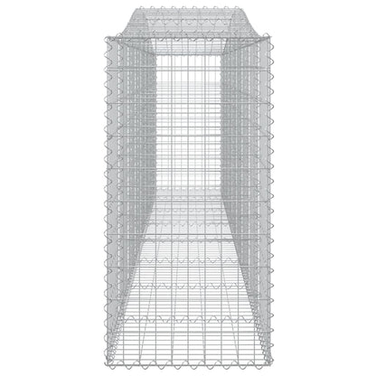 Cesti Gabbioni ad Arco 15 pz 400x50x100/120 cm Ferro Zincato