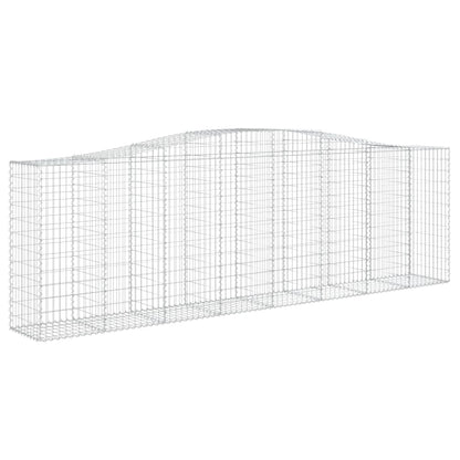 Cesti Gabbioni ad Arco 9 pz 400x50x120/140 cm Ferro Zincato