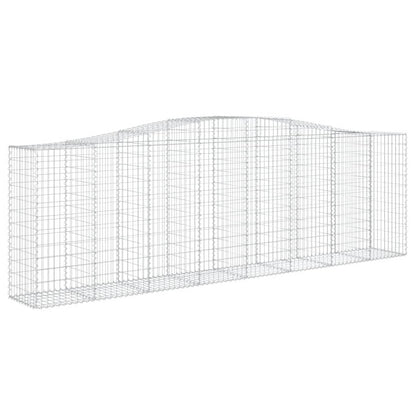 Cesti Gabbioni ad Arco 20 pz 400x50x120/140 cm Ferro Zincato