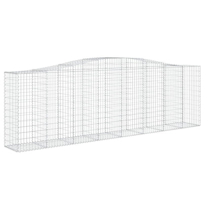 Cesti Gabbioni ad Arco 25 pz 400x50x120/140 cm Ferro Zincato