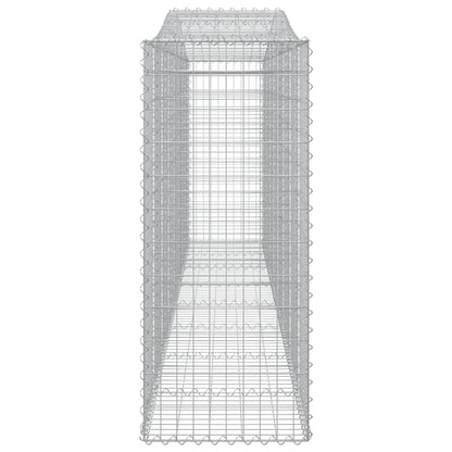 Cesti Gabbioni ad Arco 25 pz 400x50x120/140 cm Ferro Zincato