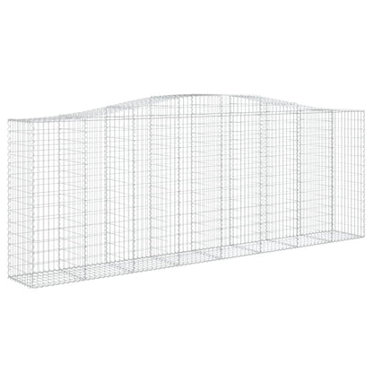 Cesti Gabbioni ad Arco 2 pz 400x50x140/160 cm Ferro Zincato