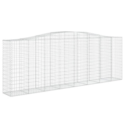Cesti Gabbioni ad Arco 6 pz 400x50x140/160 cm Ferro Zincato