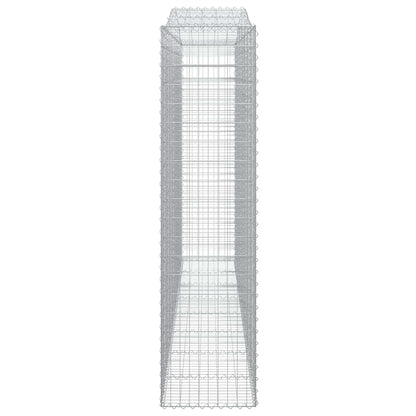 Cesti Gabbioni ad Arco 3 pz 400x50x200/220 cm Ferro Zincato