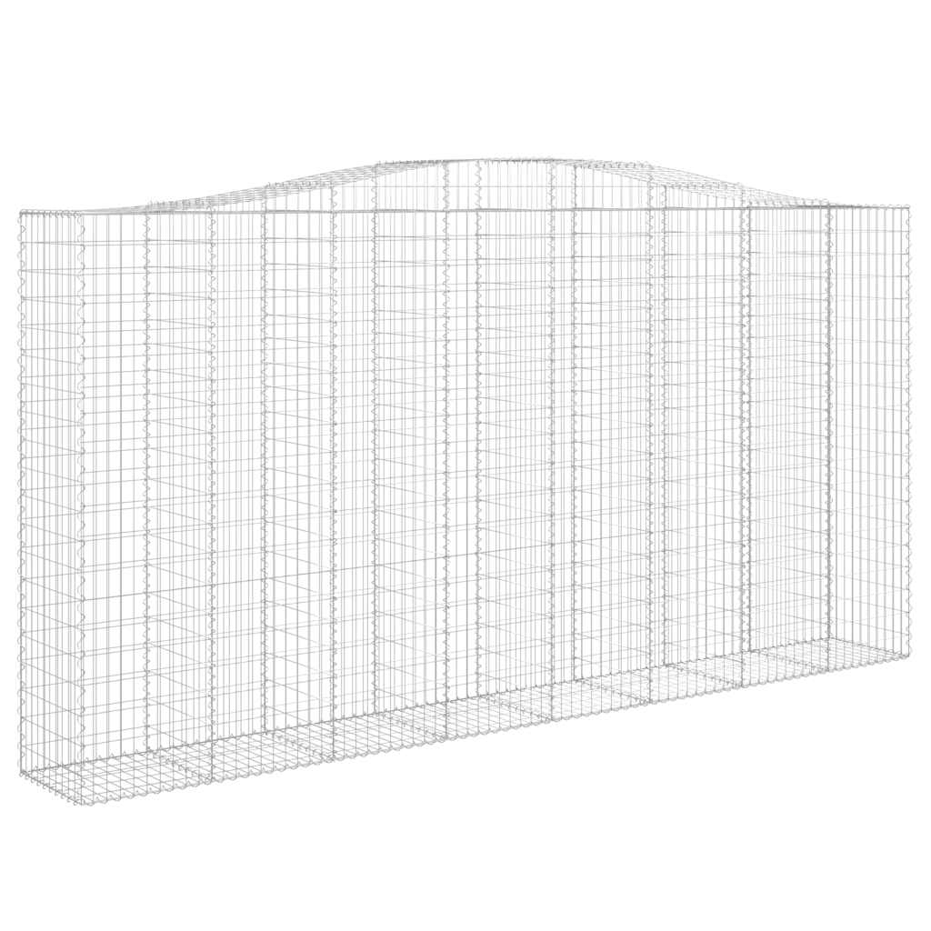 Cesti Gabbioni ad Arco 6 pz 400x50x200/220 cm Ferro Zincato