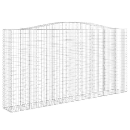 Cesti Gabbioni ad Arco 6 pz 400x50x200/220 cm Ferro Zincato
