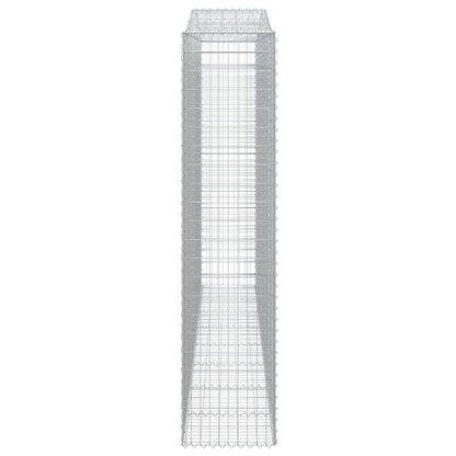 Cesti Gabbioni ad Arco 2 pz 400x50x220/240 cm Ferro Zincato