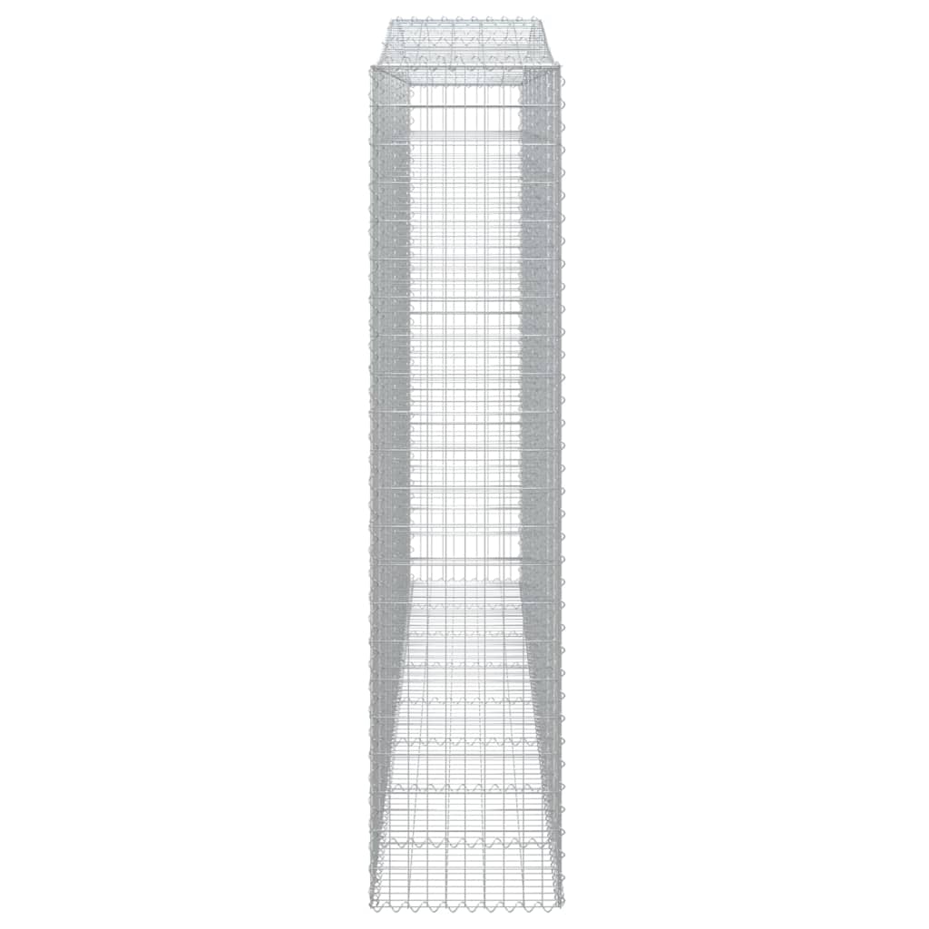 Cesti Gabbioni ad Arco 3 pz 400x50x220/240 cm Ferro Zincato