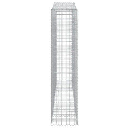 Cesti Gabbioni ad Arco 5 pz 400x50x220/240 cm Ferro Zincato
