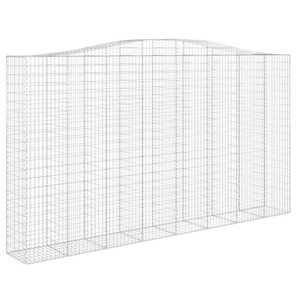 Cesti Gabbioni ad Arco 6 pz 400x50x220/240 cm Ferro Zincato