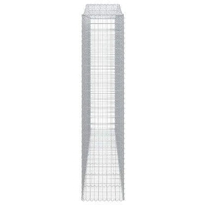 Cesti Gabbioni ad Arco 6 pz 400x50x220/240 cm Ferro Zincato