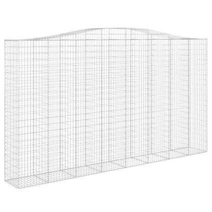 Cesti Gabbioni ad Arco 8 pz 400x50x220/240 cm Ferro Zincato