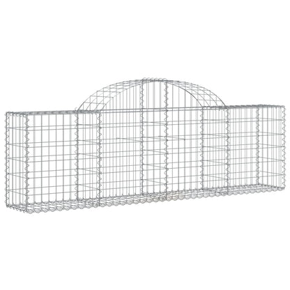 Cesti Gabbioni ad Arco 50 pz 200x30x60/80 cm Ferro Zincato