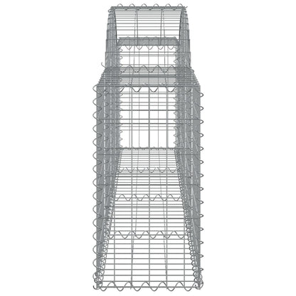 Cesti Gabbioni ad Arco 50 pz 200x30x60/80 cm Ferro Zincato