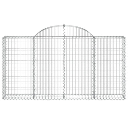 Cesti Gabbioni ad Arco 40 pz 200x30x100/120 cm Ferro Zincato