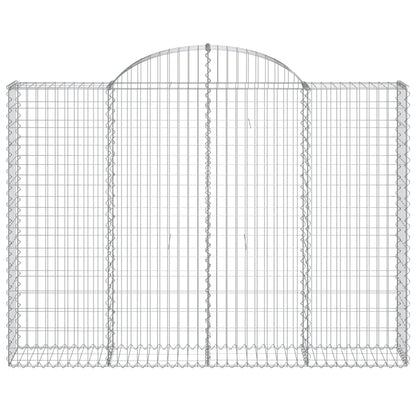 Cesti Gabbioni ad Arco 7 pz 200x30x140/160 cm Ferro Zincato
