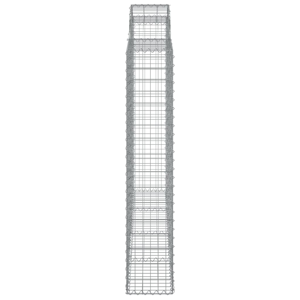 Cesti Gabbioni ad Arco 5 pz 200x30x160/180 cm Ferro Zincato