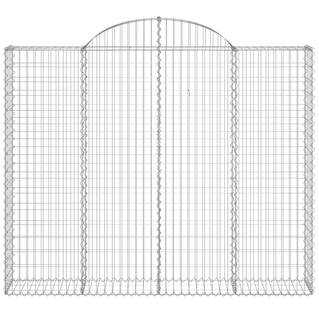 Cesti Gabbioni ad Arco 13 pz 200x30x160/180 cm Ferro Zincato