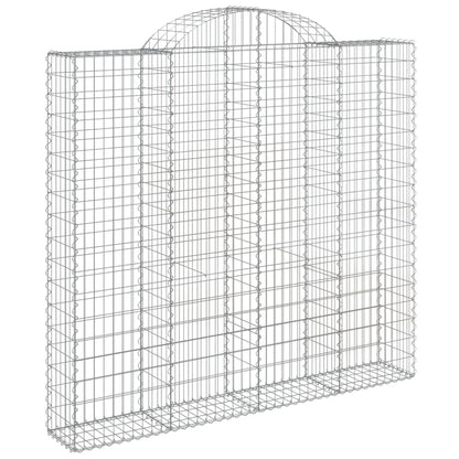 Cesti Gabbioni ad Arco 4 pz 200x30x180/200 cm Ferro Zincato